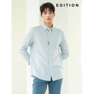 [에디션]코튼 베이직 솔리드 린넨 셔츠 (NND2WC1992_A)