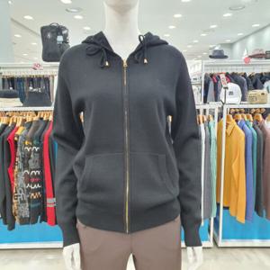 [디즈니골프]여성용 FW 니트집업 후드점퍼 SO3LKW007BK