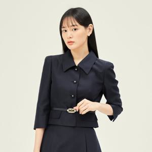 (JJ지고트) 슬림핏 싱글 크롭 재킷 GP7A0JK101