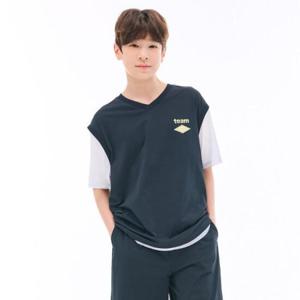 오션스카이 HC04 쿨 브이넥 레이어드티셔츠 ECJB5837E0G