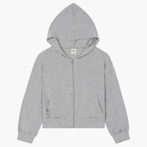 유솔 sh06 베이직 크롭 후드 집업 ULJM23F50