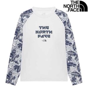 노스페이스 NT7TR03 남성 자외선차단 서피 프린트 긴팔 래쉬가드 NT7TR03A