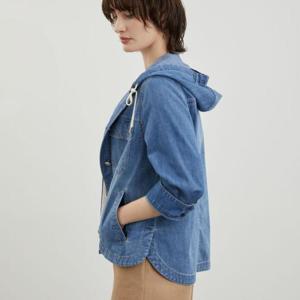 올리비아로렌 MG01 후드 데님 자켓 VVBMJ4M3361