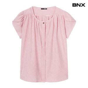 [BNX]스트라이프셔링 블라우스 (BX2BL017L0)