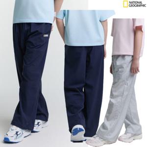 [내셔널지오그래픽키즈] K252GPT010 여아 파라슈트 우븐 팬츠 (아동 키즈 여름 긴바지 냉감 쿨소재 주니어)