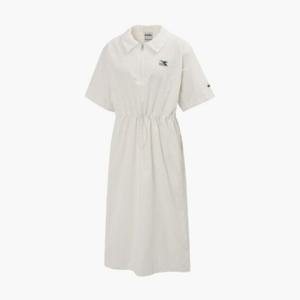 디아도라반바지 KQJ D5222LOP51OWH 컴피 반집업 원피스 OFF WHITE