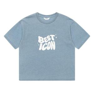 에꼴리에 TC01 4.5부 데님 피그먼트티/4.5부 데님 피그먼트 셋업바지 셋트 25B3759.3760