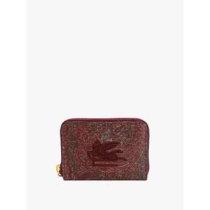 ETRO Paisley fabric card holder with embroidered etro pegaso logo 1N0837567