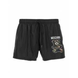 [MOSCHINO] 남성 비치 액세서리 테디 스윔수트 420402741555 블랙 /8