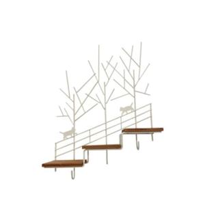 아트박스/컨츄리아이템 고양이 스텝 선반 아이보리