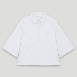 [코데즈컴바인]잔스트라이프 자수 셔츠 (CKB-SH304W5)