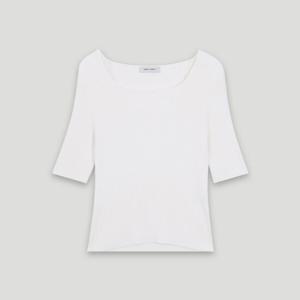 [코데즈컴바인]스퀘어넥 골지 반팔니트 (CKB-PU513W5)