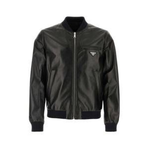 프라다 가죽 자켓 UPW280SOOO038 F0002 Black