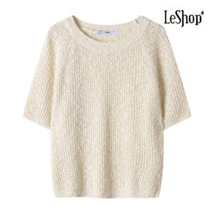 [르샵] 팝콘 래글런 반팔 니트 (BP6KP011A)
