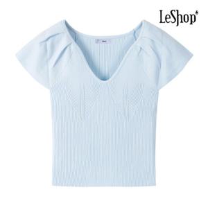 [르샵] 소매 주름 골지 니트 (BP6KP009A)