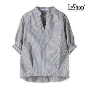 [르샵] 뒷 단추 스트라이프 블라우스 (BP6BL025A)