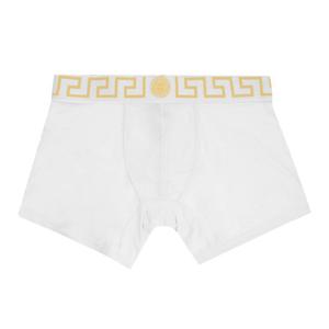 베르사체 AU10028 1A10011 A81H 그레카 보더 롱 트렁크 남성 언더웨어