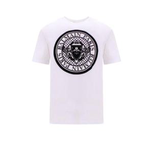Balmain 플록 코인 티셔츠 BH1EG000BB17 GAB TP934567628
