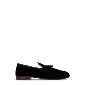 Tom Ford 태슬 디테일 아몬드 토 벨벳 로퍼 J1458TVE009N 1N001 TP942487941