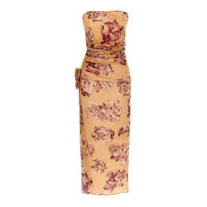 마그다뷰트림 스커트 163525BEIGE Multicolour