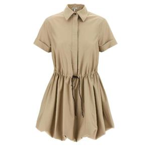 LOEWE Leather drawstring dress S359Y09XJF2140