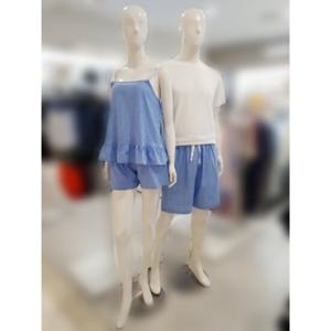 [엘르이너웨어](EEMEF343.CS343BU) 25SS 마린스트라이프 커플 파자마