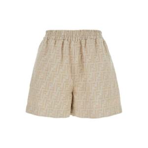 FENDI CHAMBRAY FF SHORTS FLP870ASMFF1SAZ