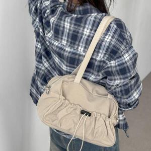 아트박스/라이니 나일론 셔링 스퀘어 크로스 숄더백 ba-60550c