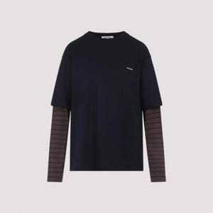미우미우 반팔 티셔츠 MJL128SOOO 17OR F057W BLU CACAO