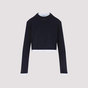 프라다 반팔 티셔츠 34668SAAO 15ZG F0124 NAVY