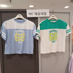 [오후]산뜻한~스포티 나염 라운드티셔츠 OHRA24501