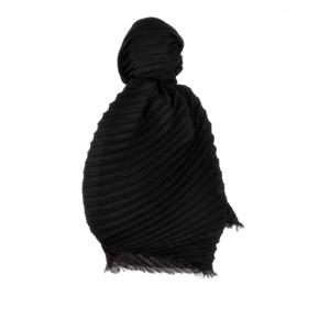 [PLEATS PLEASE ISSEY MIYAKE] 라프리마 여성 Stoles Shawls 더블 플리츠 스톨 IM48AD10515 블랙 /8
