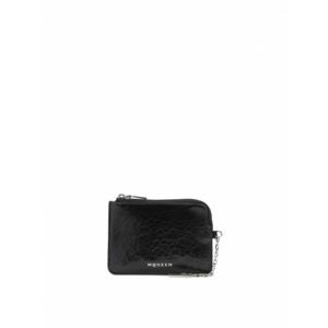[ALEXANDER MCQUEEN] 라프리마 남성 클러치 슬립 지퍼 코인 파우치 백 8050641AAUE9769 블랙 /8