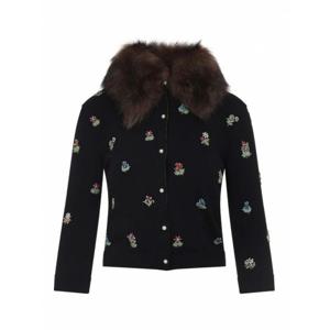 [VALENTINO] 라프리마 여성 가디건 버진 울 6B3KA09N91L0NO 블랙 /8