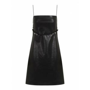 [GIVENCHY] 라프리마 여성 숏 Voyou 레더 미니 원피스 BW221C61G9001 블랙 /8