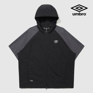 [엄브로] 썬샤워 반팔 후드 자켓 UQ321CJK71 BLK
