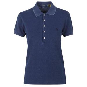 여성 Polo Ralph Lauren 슬림핏 스트레치 폴로 셔츠 006DARKINDIGO