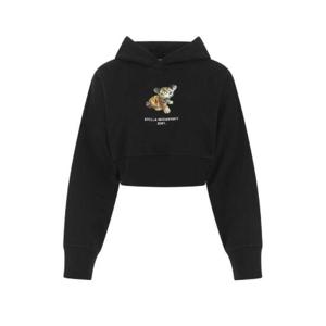 Stella McCartney 그래픽 프린트 크롭 후드티 6J00513SPW68 1000 TP942583502