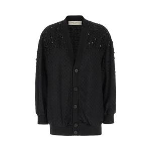 Golden Goose 디럭스 브랜드 비즈 장식 V 넥 봄버 재킷 GWP01335P001437 90100 TP942744596