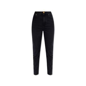Balmain 하이웨이스트 슬림 핏 진 CF1MG007DB67 0PA TP942765994
