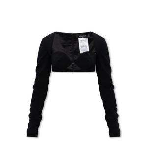 Dsquared2 로고 플라크 크롭 탑 S80NC0005S60567 900 TP942707708