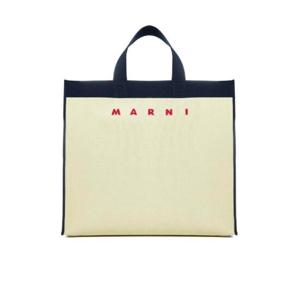 Marni 로고 자카드 토트 백 SHMP0073A0P4547 ZO101 TP942622588