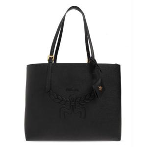 MCM 힘멜 로고 디보스드 미디엄 토트백 MWPESAC06BK0 BLACK TP942621386