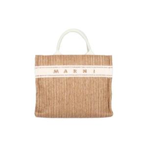 Marni 로고 디테일 스몰 토트백 SHMP0077L0P7945 ZO822 TP942614297