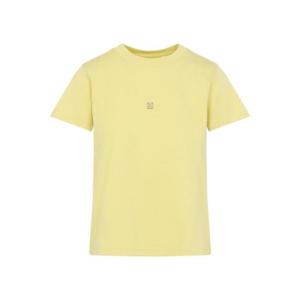 지방시 백 보우 크루넥 티셔츠 BW70F530ZP 740PALEYELLOW TP934549426