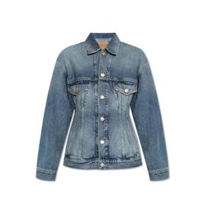 Balenciaga 칼라 버튼업 데님 재킷 773776THW25 4245 TP934745413