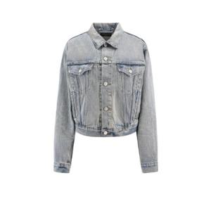 Balenciaga 칼라 버튼업 데님 재킷 790869TQW55 6379 TP942734979