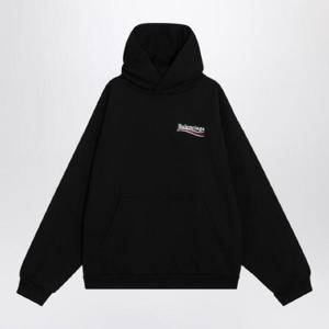 BALENCIAGA Black Political Campaign sweatshirt 767877UTKVI9/R_BALEN-1070