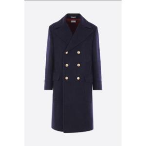 BRUNELLO CUCINELLI double brasted coat in wool MY4969139GCX200