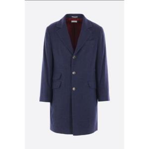 BRUNELLO CUCINELLI single breasted coat in cashmere MT4019039C408